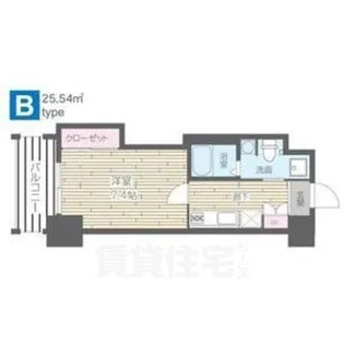 HF四条河原町レジデンス【6階】の間取り