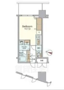 ジオエント西宮北口【12階】の間取り