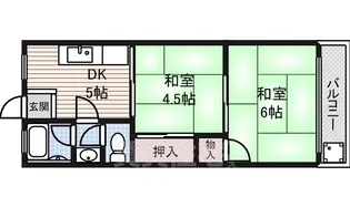 高見かえでビル【5階】の間取り