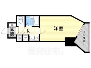 リーガル塚本7【4階】の間取り
