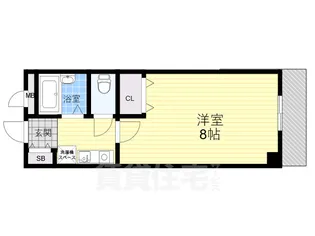 クレッセント西宮【2階】の間取り