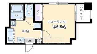 五条高倉Vivre2【3階】の間取り