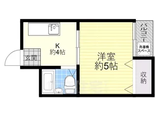 寝屋川コーポラス2【2階】の間取り