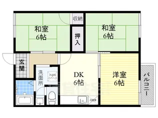 フレグランス黒鳥【1階】の間取り