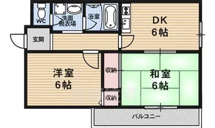 トマーテ西京極【3階】の間取り