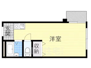 クローバーMオザキ A棟【3階】の間取り