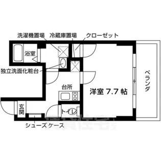 トレジャーマンション3【9階】の間取り