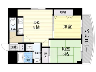 セルジュYS出屋敷【6階】の間取り