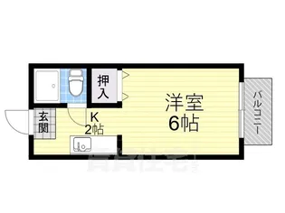 サンシティ本町【1階】の間取り