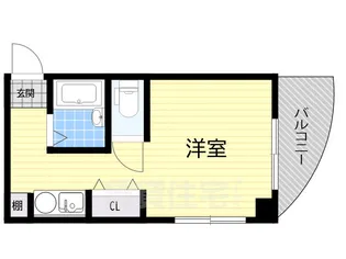 カターラなにわ【4階】の間取り