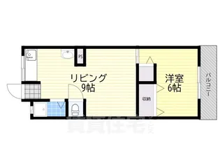 司マンション【4階】の間取り
