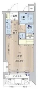 プレサンス神戸駅前【6階】の間取り