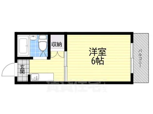 プチメゾン萱島【1階】の間取り