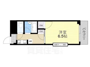 ミルディミル楠葉【202号室】の間取り