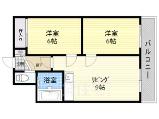 雅叙園ハイツ【7階】の間取り