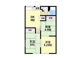 グリーンコーポ【2階】の間取り