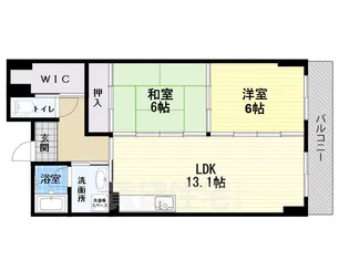 グラシアパトリ【4階】の間取り