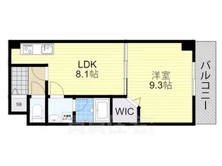 ウィズ秀和【5階】の間取り