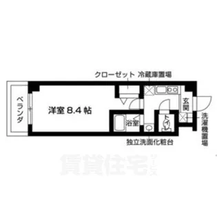 ベルフローラ白鳥【3階】の間取り