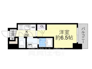 エスリードレジデンス ザ・グラン大阪ノア【10階】の間取り