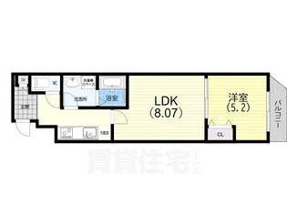 パークス神戸【2階】の間取り