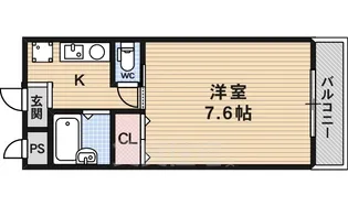 ファランドールK【203号室】の間取り