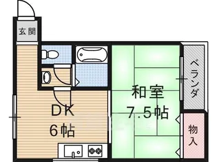 シャトーレジデントパート3【1階】の間取り