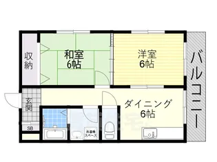 インマーブル・キラ【5階】の間取り