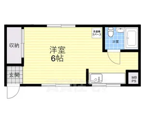 摂陽ハイツ【1階】の間取り