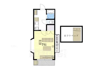 Model Room大和田第6(さんわ)【201号室】の間取り