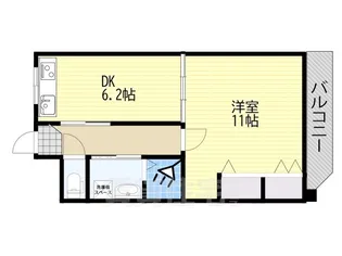 サンマンション新大阪【715号室】の間取り