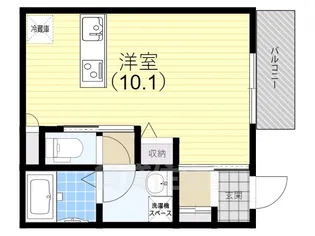 グランメール月見山【3階】の間取り