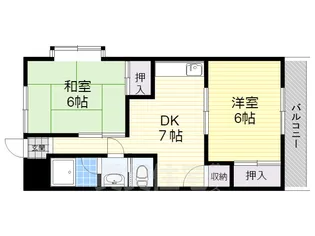 光マンション【1階】の間取り