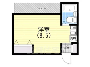 キャンパス2000須磨天神【202号室】の間取り