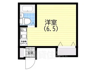 キャンパス2000須磨天神【101号室】の間取り