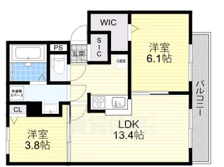 Spero il sole【2階】の間取り
