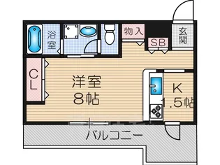 グランディN1【603号室】の間取り