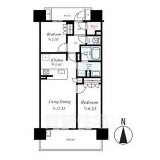 ファミリアーレ名駅ミッドウエスト【2階】の間取り