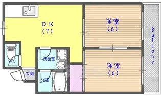 スペイシャス桂【1階】の間取り