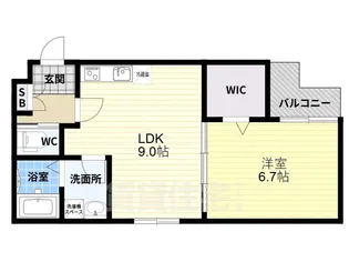 仮称)センショウトラスト【1階】の間取り