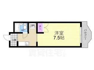 サンシティ共立【1階】の間取り