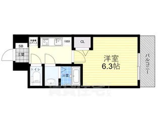 スプランディッドV【8階】の間取り