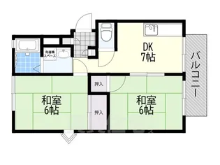 グランフェスタ【2階】の間取り