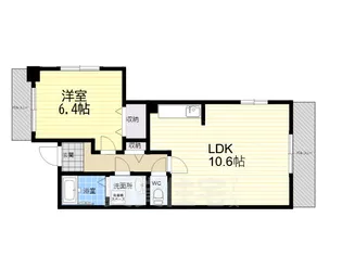 ジーナス甲子園口【2階】の間取り