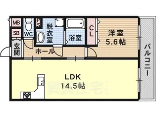 アモール【4階】の間取り