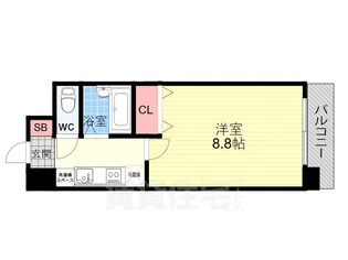 ハウスセゾン朱雀大路【3階】の間取り