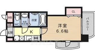 サムティ大阪CITY WEST【12階】の間取り