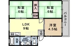 ウィンディア春日【202号室】の間取り