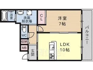 カサ・ベアータ【3階】の間取り