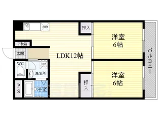 桜ノ宮グランドパークハイツ【7階】の間取り